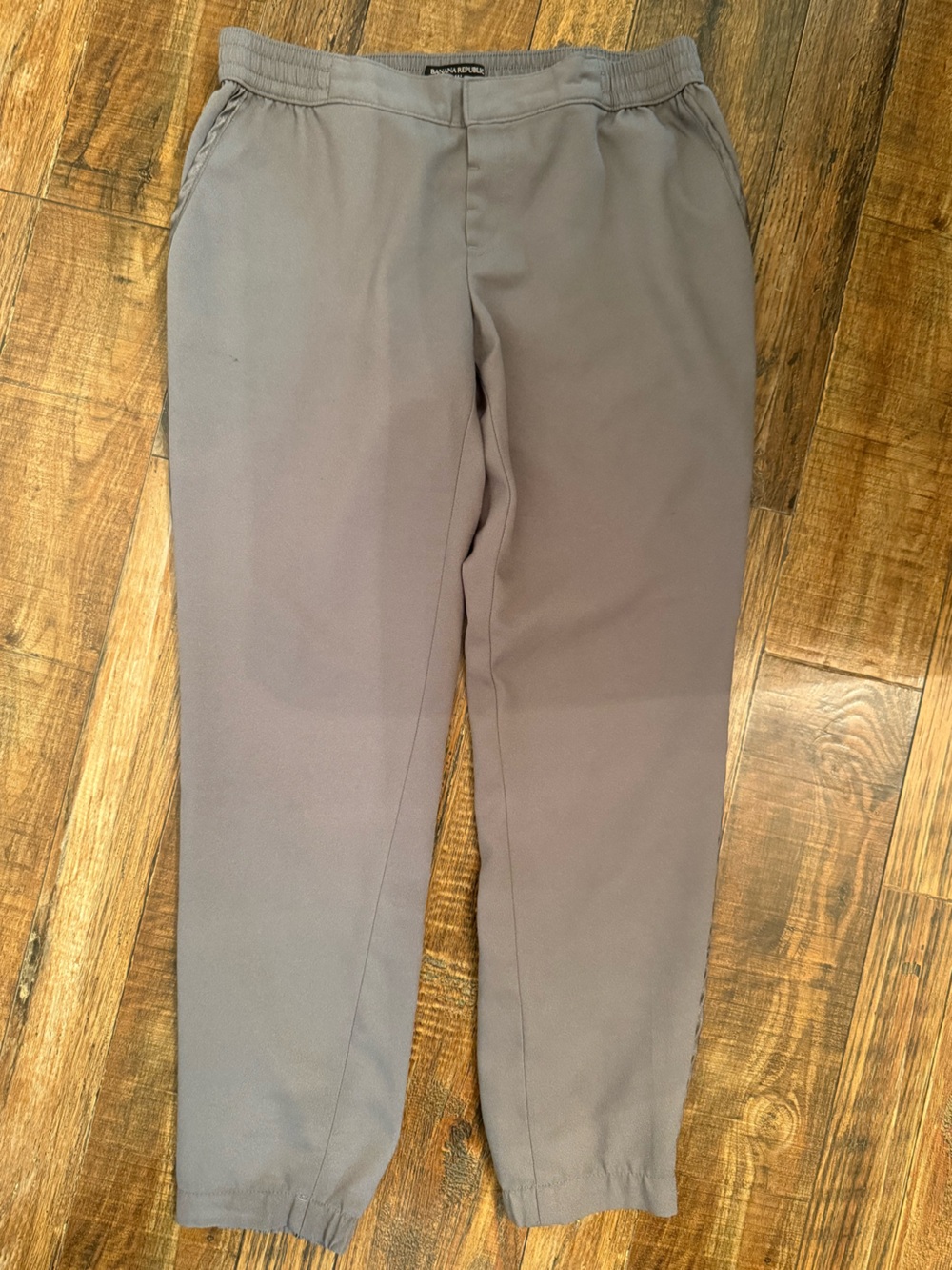 Banana Republic Men's Light Gray Jogger Dress Pants
